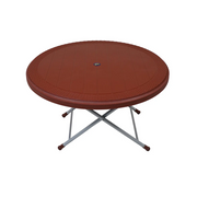 SAAB SP-215-RT STEEL PLASTIC RATTAN ROUND TABLE