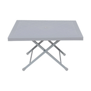 Steel Plastic Table With Rattan Top SP-214