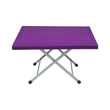 Steel Plastic Table With Rattan Top SP-214