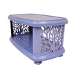 FULL PLASTIC DOUBLE SHELF TREE CROSS TABLE  SP-280