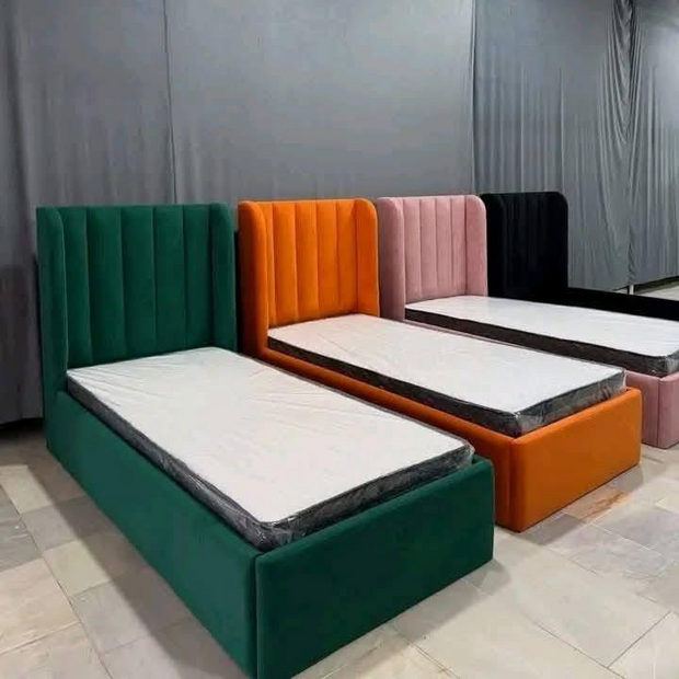 Single Cushion Bed – Comfort in Style (Available in Multiple Colors)